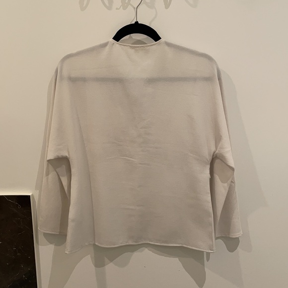 Maje Liam frilled crepe top - Picture 5 of 5